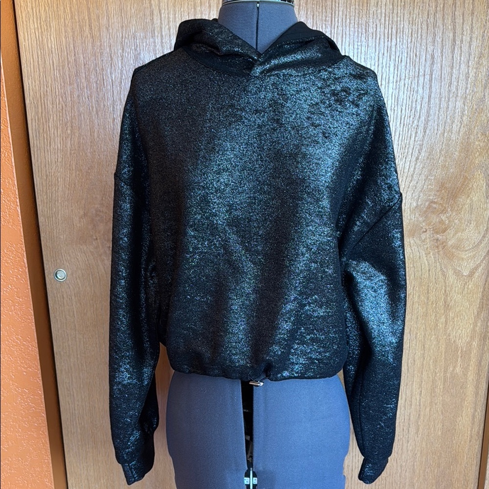Anthropologie Pilcro Foil Oversized Hoodie